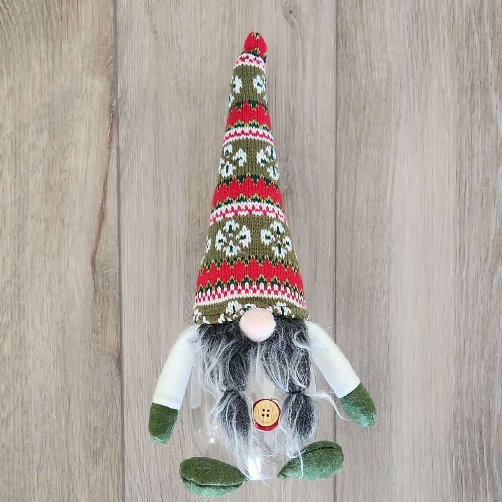 Festive Gnome with Knit Hat